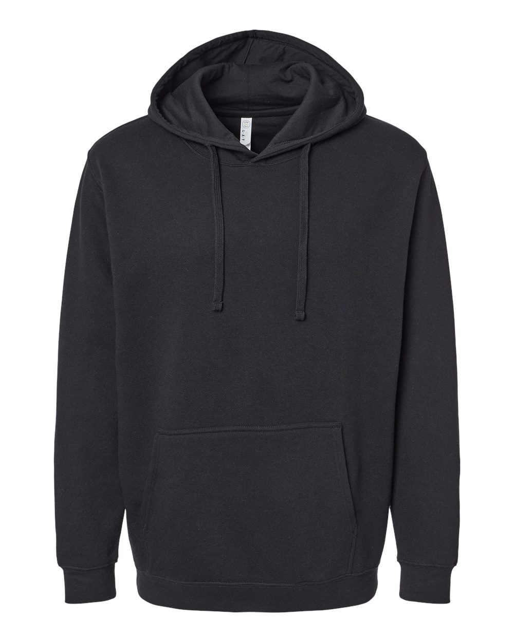 Unisex Elevated Fleece Hoodie Sweatshirt - Front - B06538503 - Black