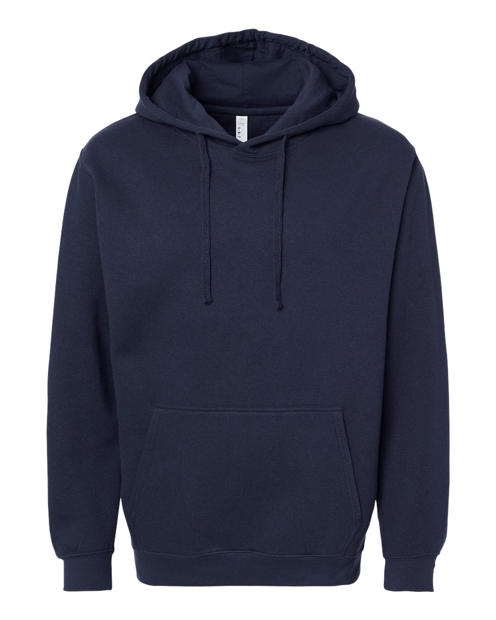 Unisex Elevated Fleece Hoodie Sweatshirt - Front - B06538653 - Navy