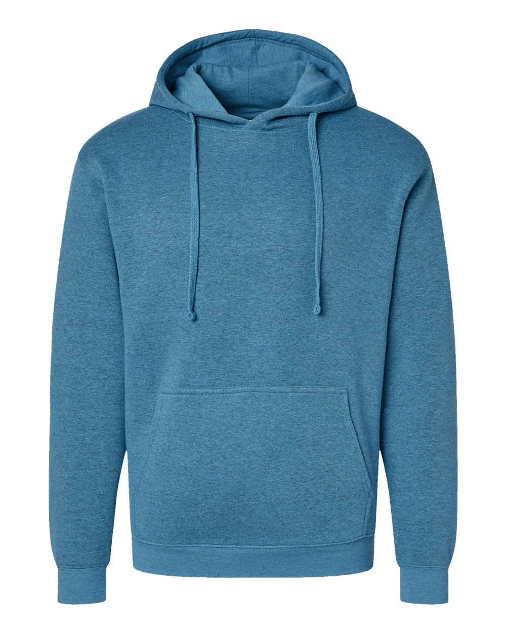 Unisex Elevated Fleece Hoodie Sweatshirt - Front - B06538963 - Bermuda Blackout
