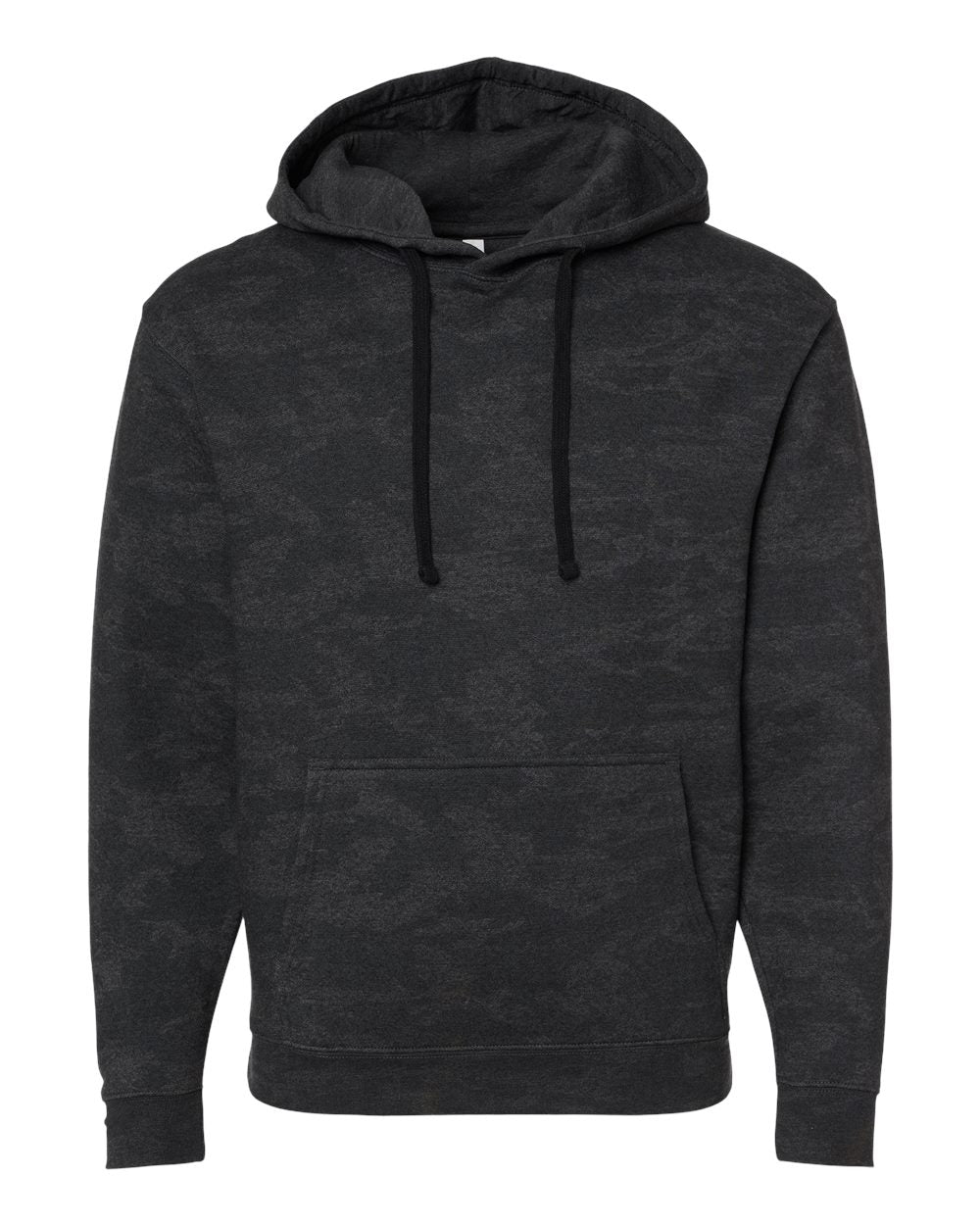 Unisex Elevated Fleece Hoodie Sweatshirt - Front - B06538983 - Storm Camo