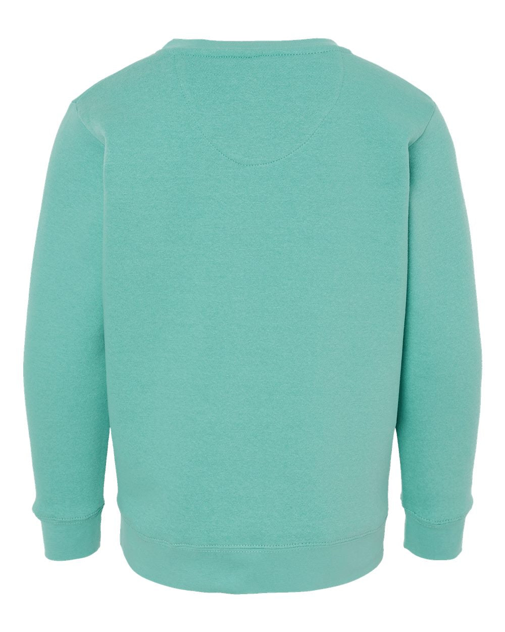 Youth Elevated Fleece Crewneck Sweatshirt - Back - B06638992 - Saltwater
