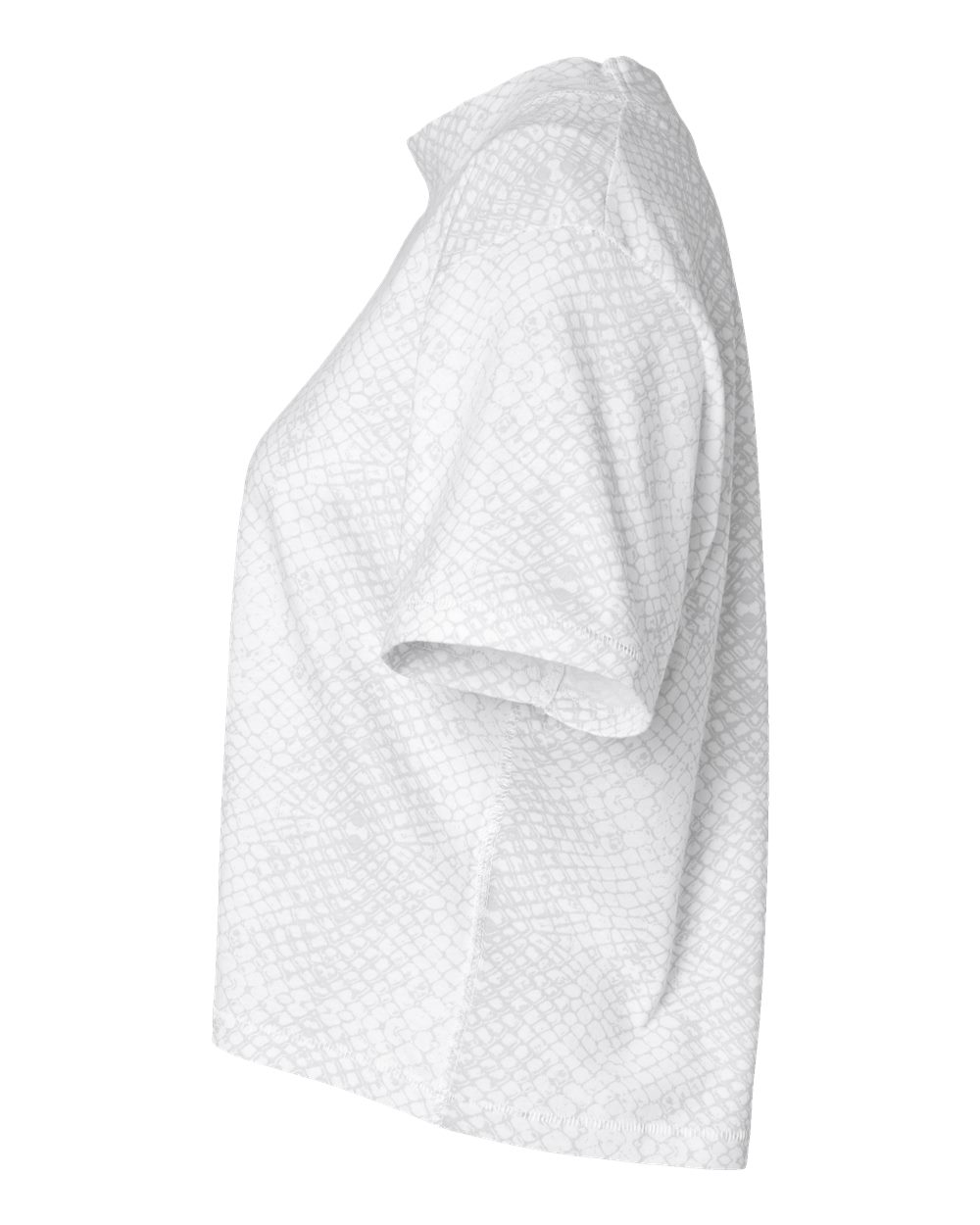 Women's Boxy Tee - DirectSide - B06838023 - White Reptile