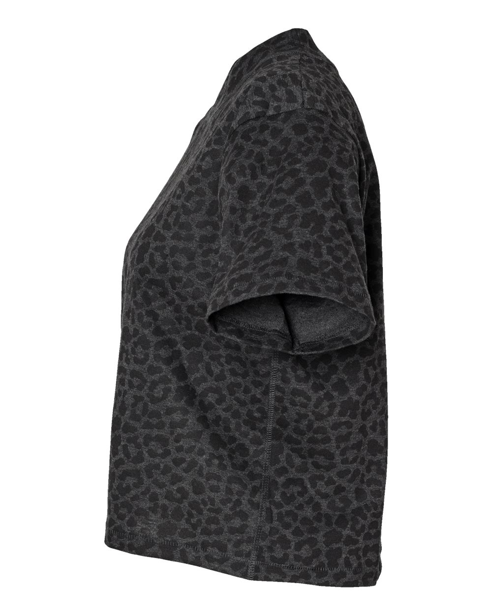 Women's Boxy Tee - DirectSide - B06838503 - Black Leopard