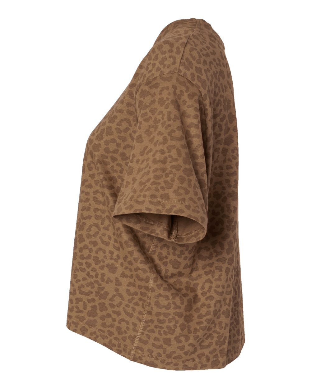 Women's Boxy Tee - DirectSide - B06838553 - Brown Leopard