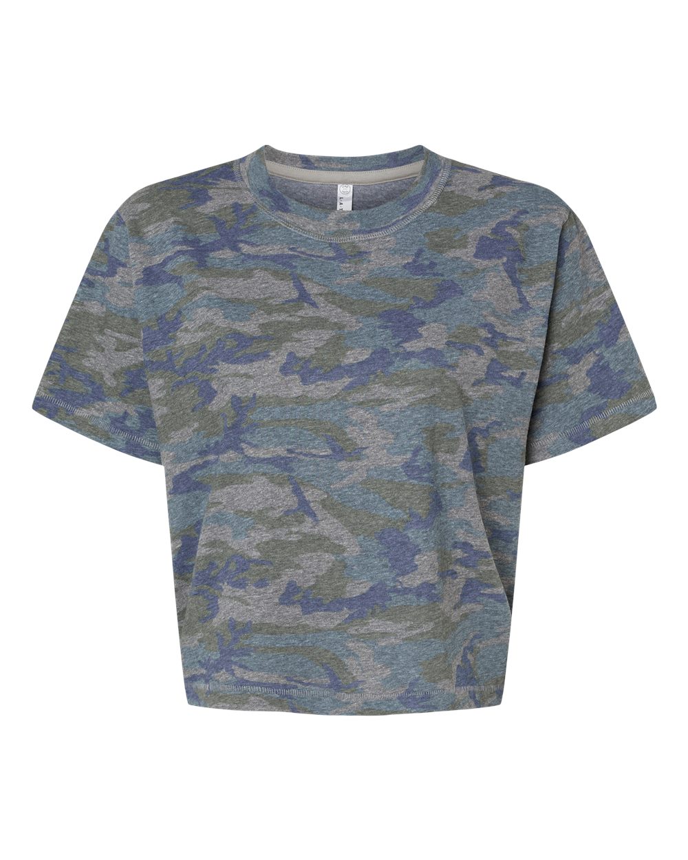 Women's Boxy Tee - Front - B06838983 - Vintage Camo