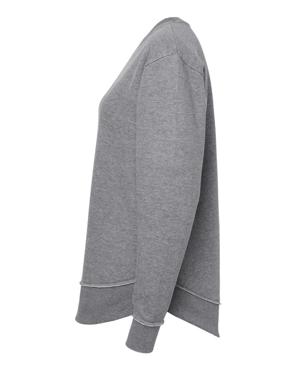 Women's Weekend Fleece Crewneck Sweatshirt - DirectSide - B07038133 - Granite Heather