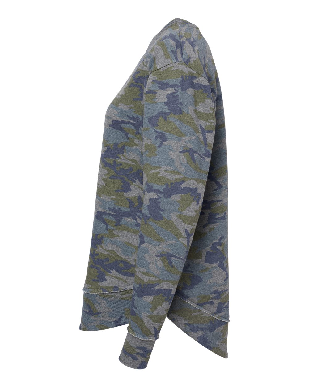 Women's Weekend Fleece Crewneck Sweatshirt - DirectSide - B07038983 - Vintage Camo