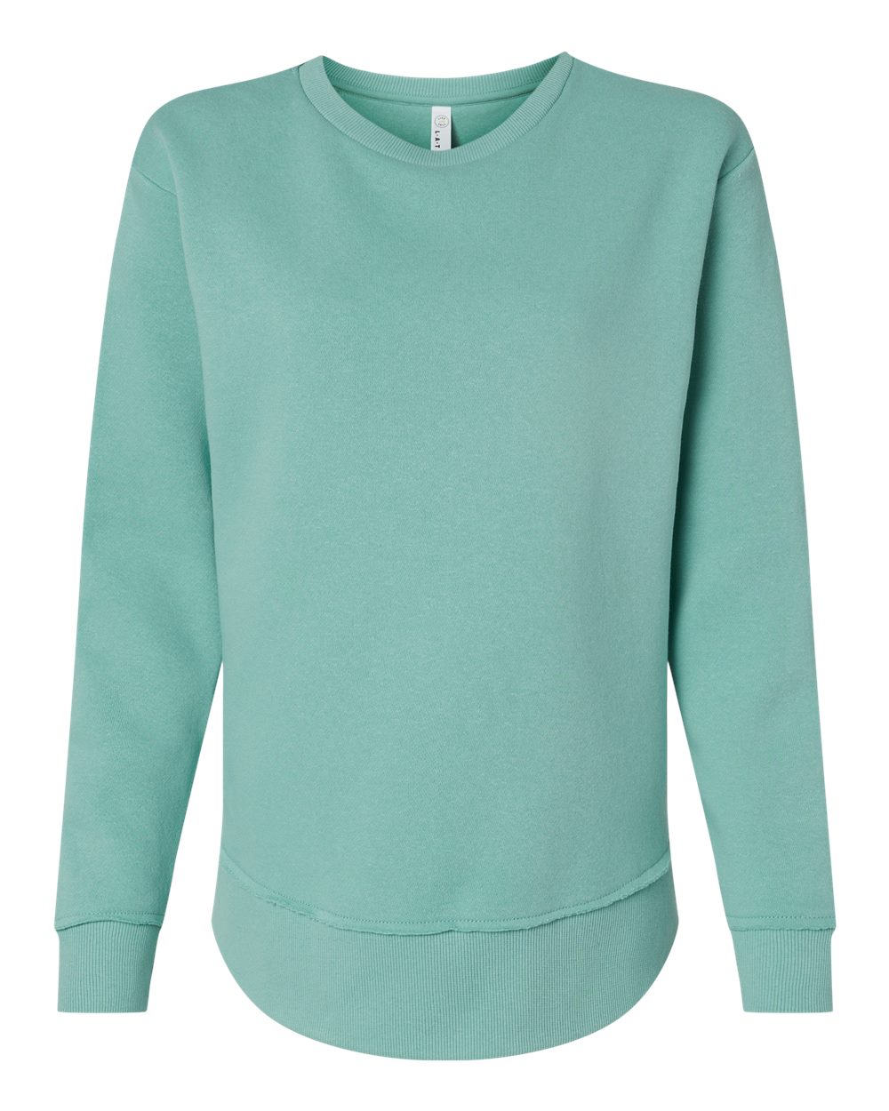 Women's Weekend Fleece Crewneck Sweatshirt - Front - B07038813 - Saltwater