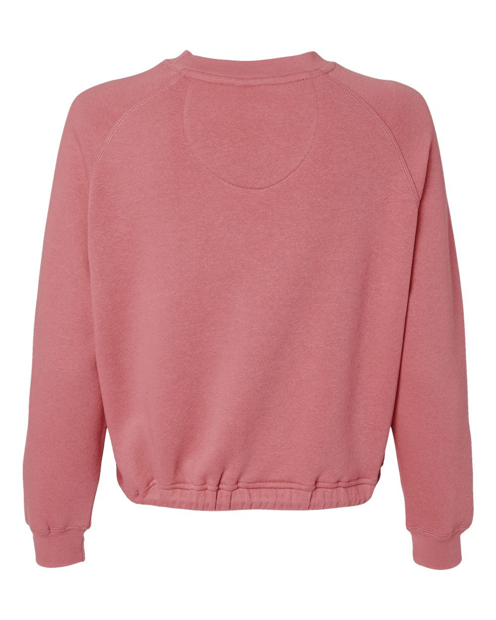 Women's Relaxed 3-End Boxy Fleece Crewneck Sweatshirt - Back - B07838273 - Mauvelous