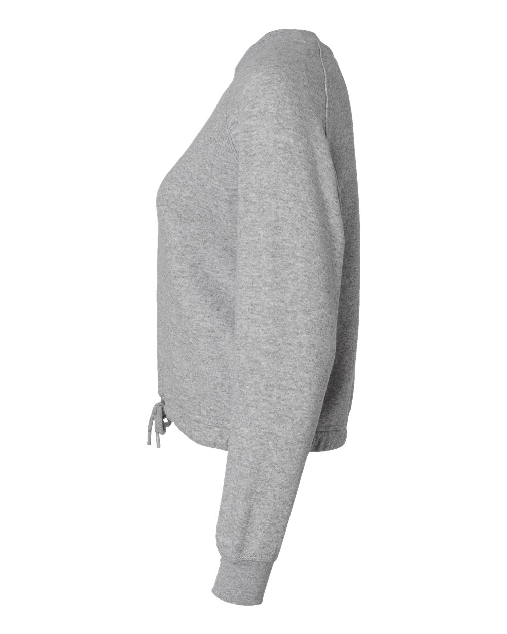 Women's Relaxed 3-End Boxy Fleece Crewneck Sweatshirt - DirectSide - B07838093 - Heather