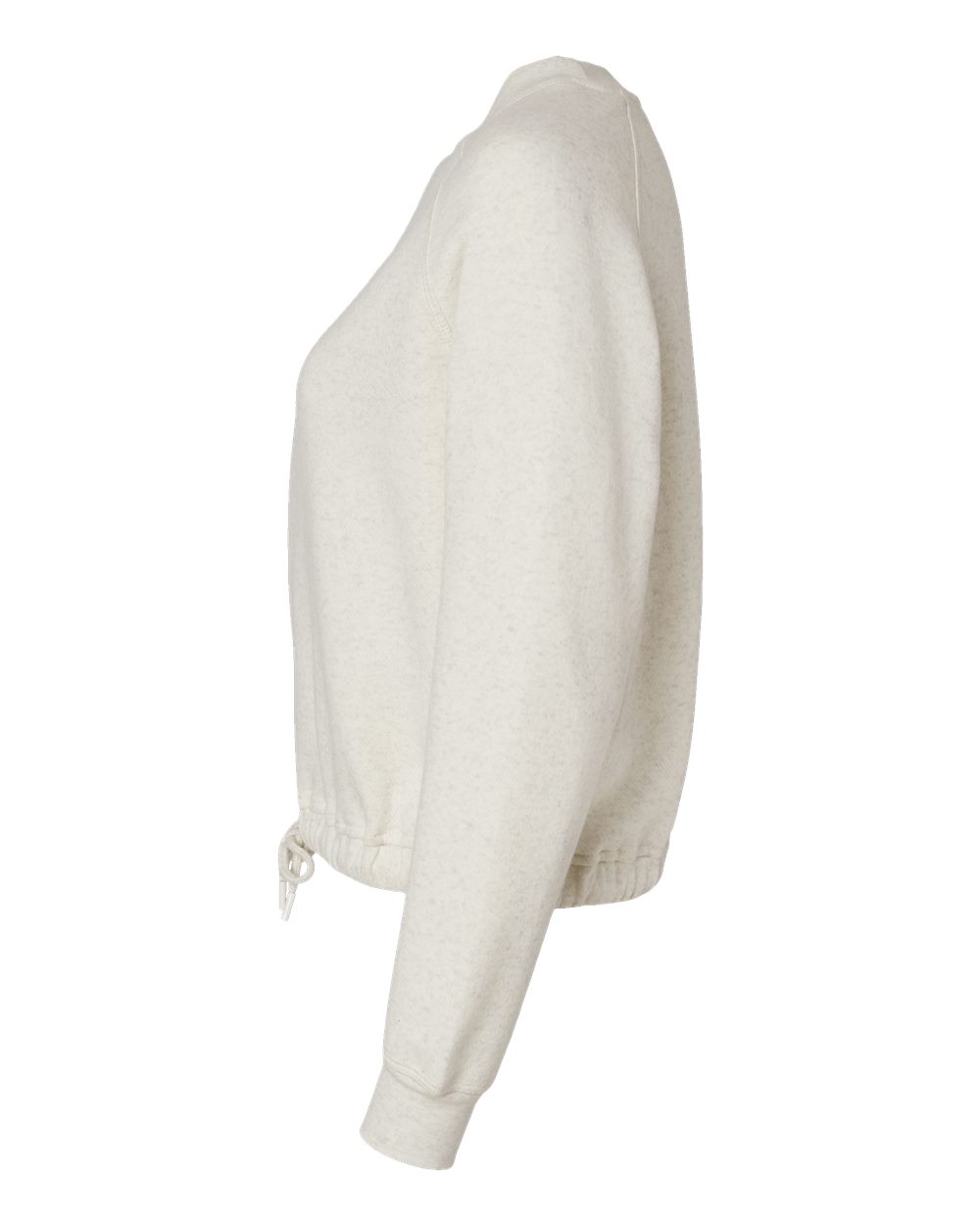 Women's Relaxed 3-End Boxy Fleece Crewneck Sweatshirt - DirectSide - B07838243 - Natural Heather