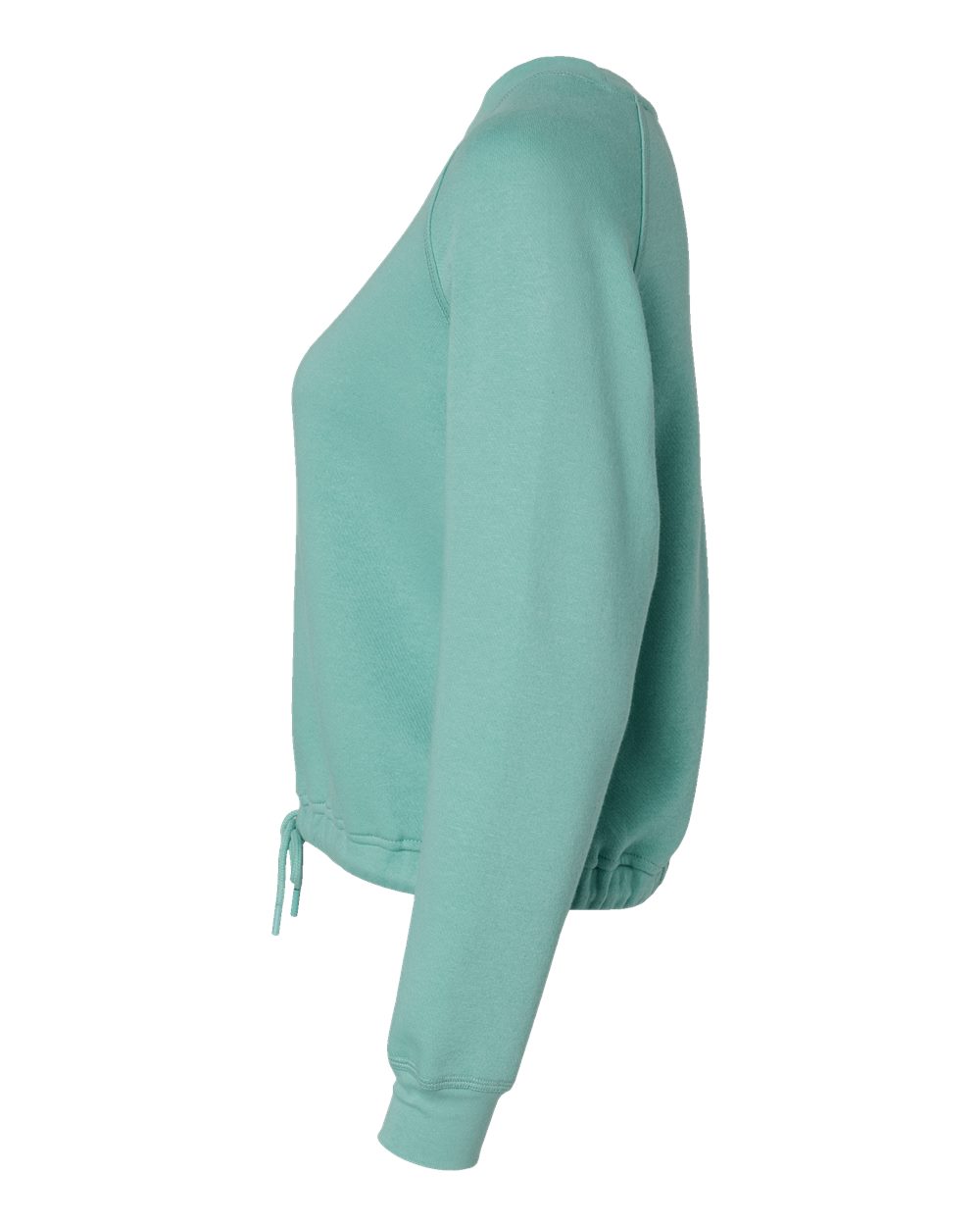 Women's Relaxed 3-End Boxy Fleece Crewneck Sweatshirt - DirectSide - B07838813 - Saltwater