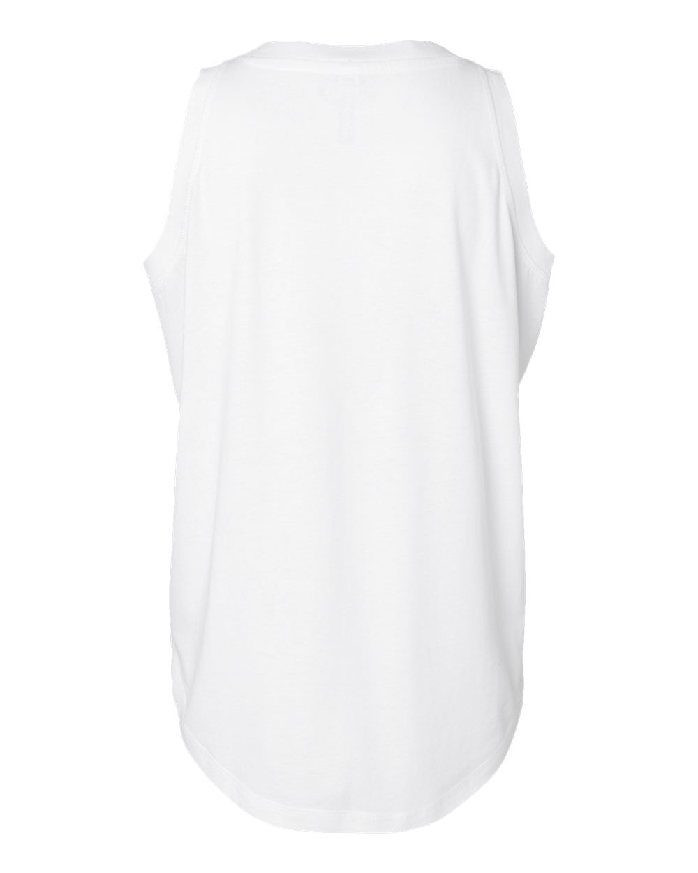 Women's Relaxed Fine Jersey Tank - Back - B07938003 - White