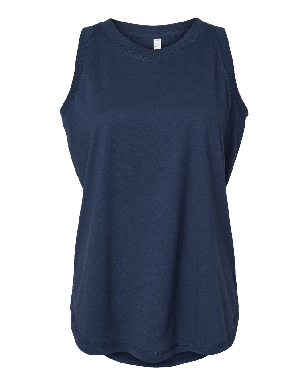 Women's Relaxed Fine Jersey Tank - Front - B07938653 - Denim