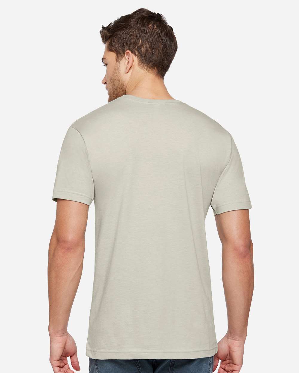 Unisex Eco Jersey Tee - OnModelBack - B08738103 - Hazel