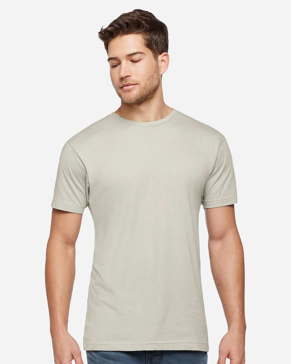 Unisex Eco Jersey Tee - OnModelFront - B08738103 - Hazel