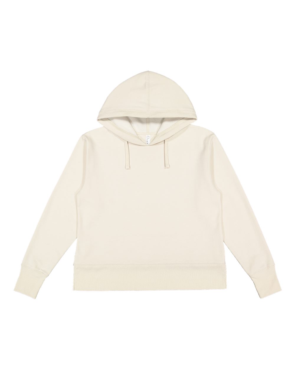 Women's Vintage Wash Hoodie Sweatshirt - Front - B09038243 - Washed Natural