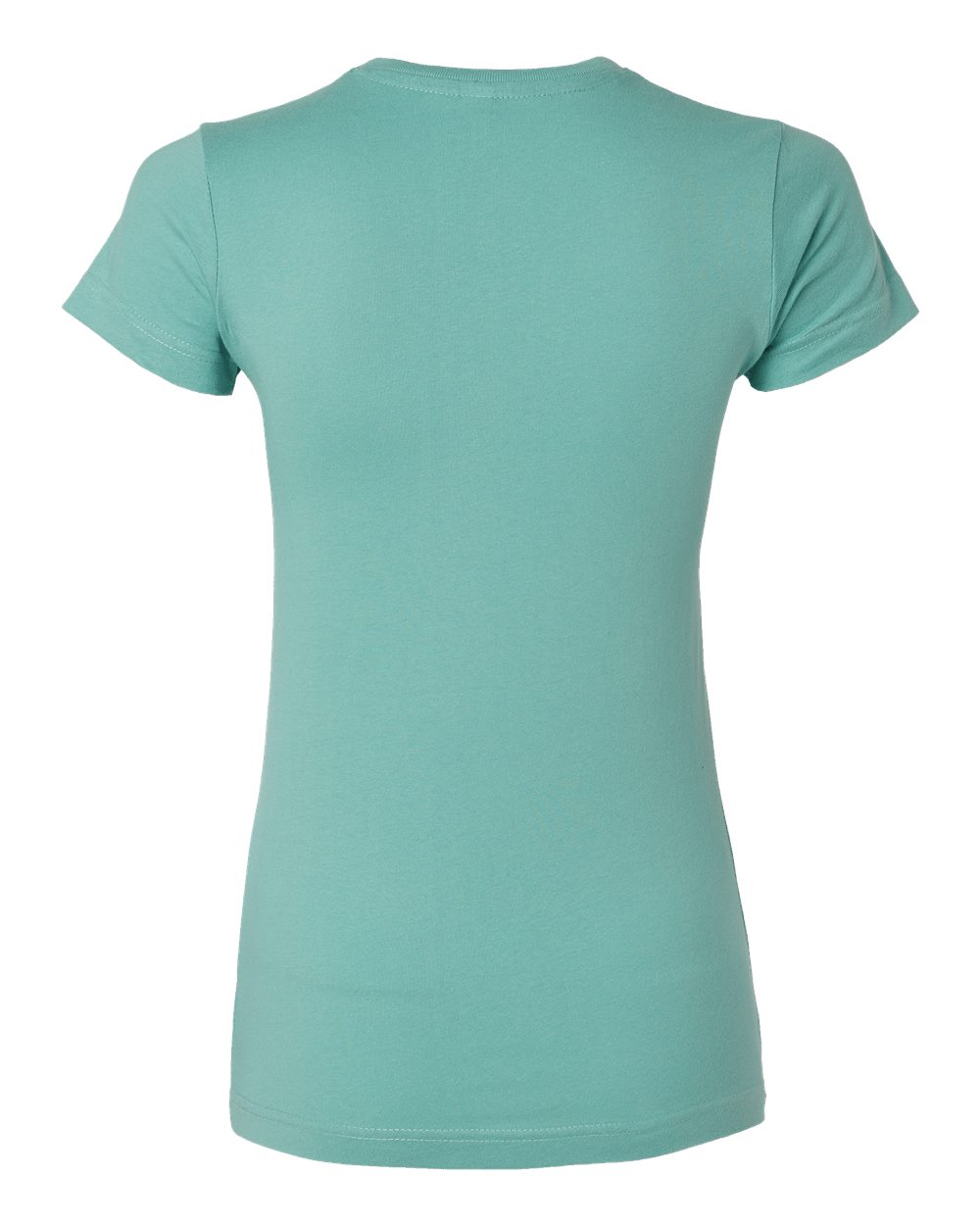 Women's Fitted Fine Jersey Tee - Back - B50338983 - Saltwater