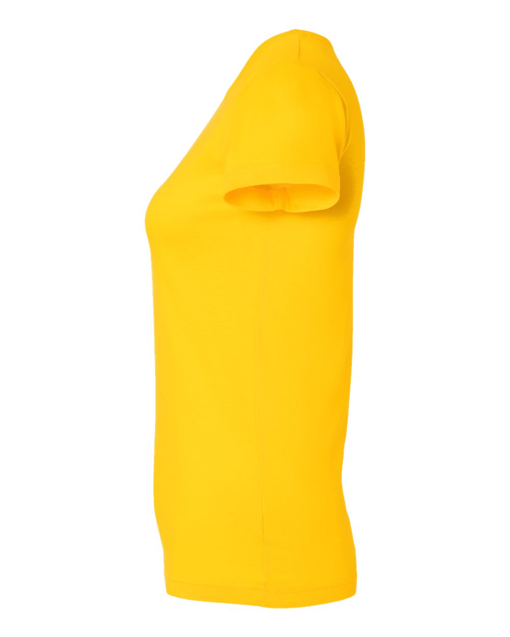 Women's Fitted Fine Jersey Tee - DirectSide - B50338403 - Yellow