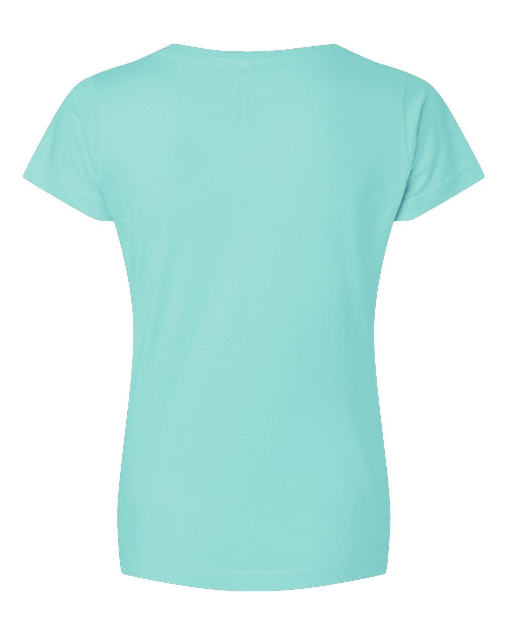 Women's Fine Jersey V-Neck Tee - Back - B80738382 - Chill