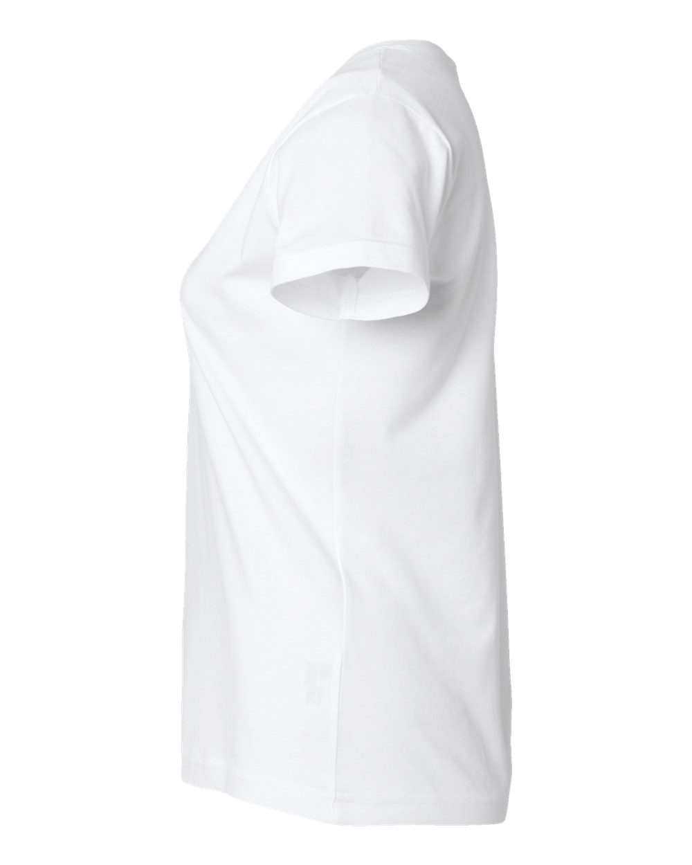 Women's Fine Jersey V-Neck Tee - DirectSide - B80738002 - White