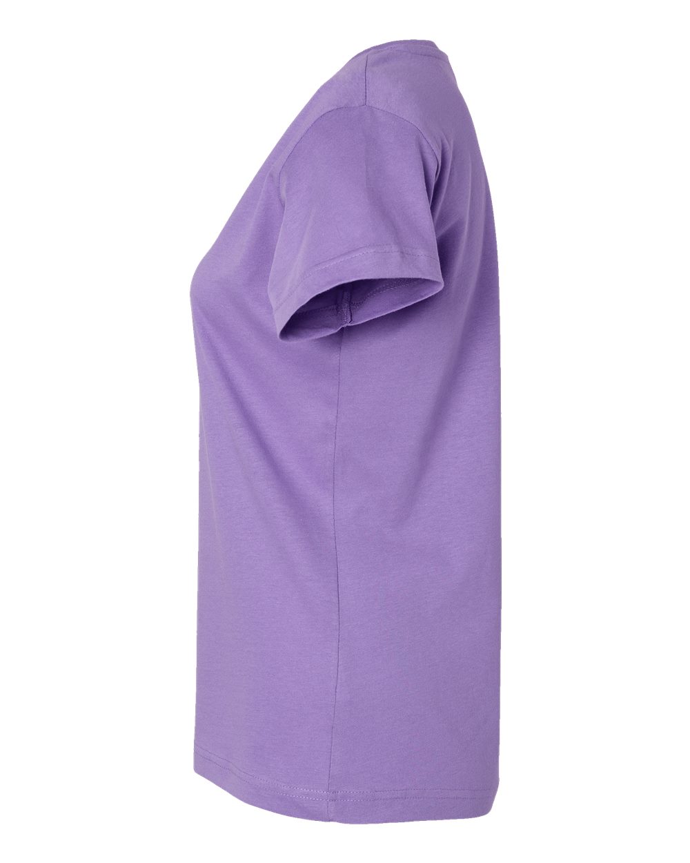 Women's Fine Jersey V-Neck Tee - DirectSide - B80738212 - Lavender