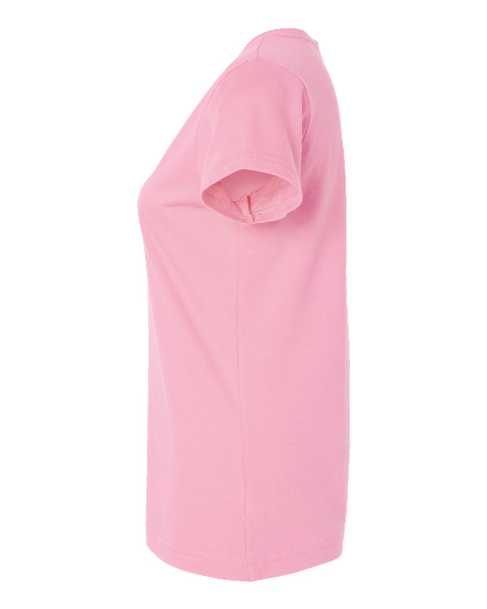 Women's Fine Jersey V-Neck Tee - DirectSide - B80738302 - Pink