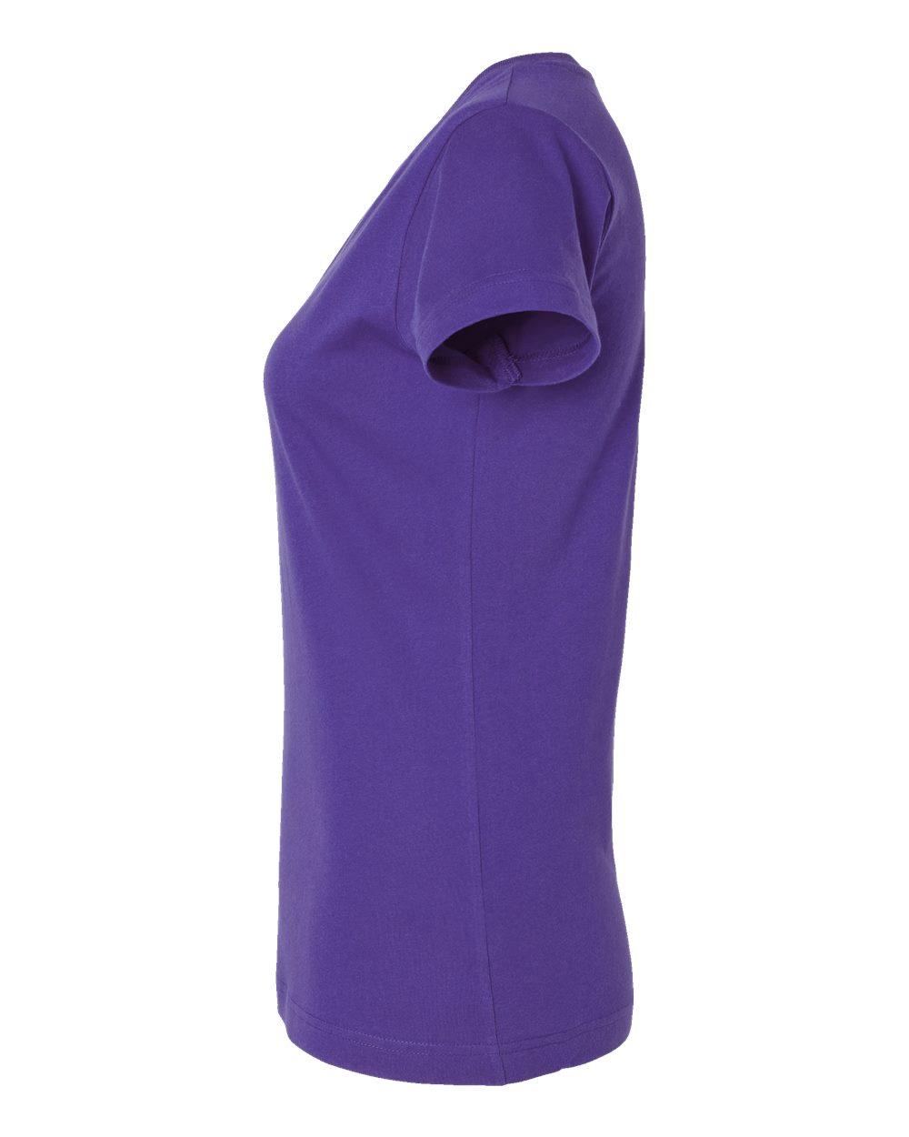 Women's Fine Jersey V-Neck Tee - DirectSide - B80738672 - Purple