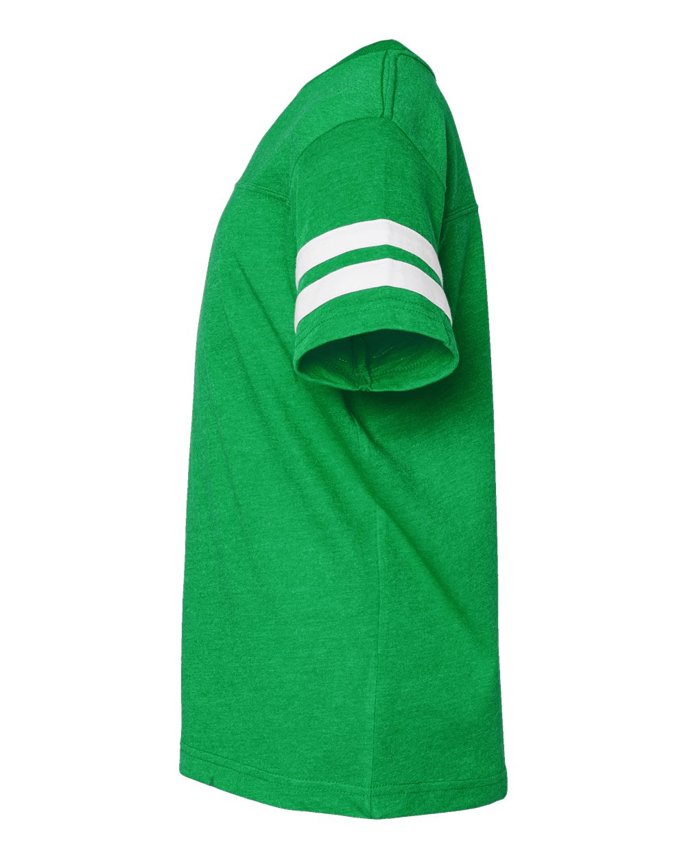 Youth Football Fine Jersey Tee - DirectSide - B54038192 - Vintage Green/ White