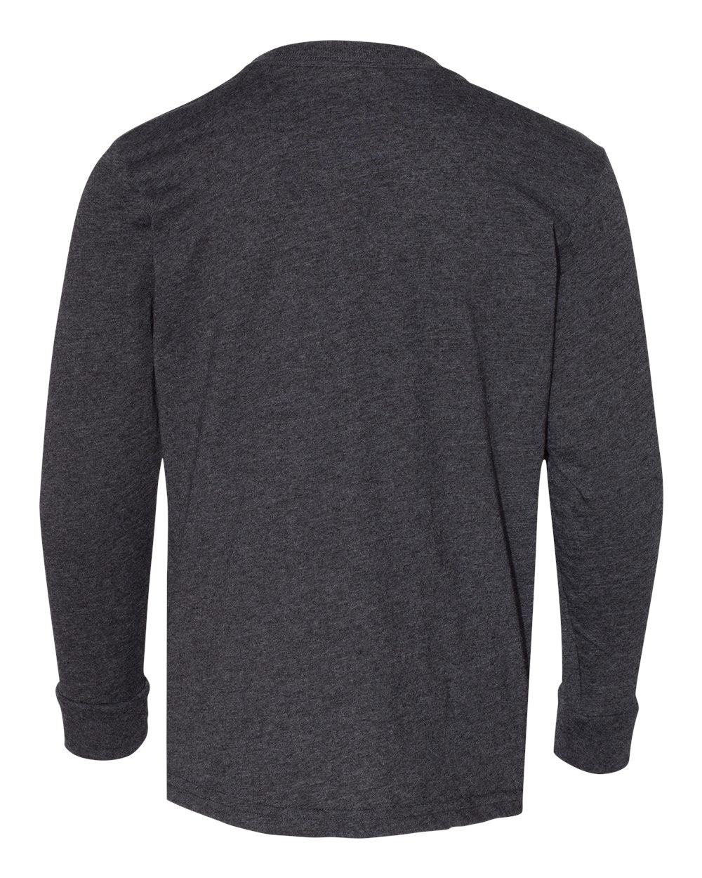 Youth Fine Jersey Long Sleeve Tee - Back - B31438592 - Vintage Smoke