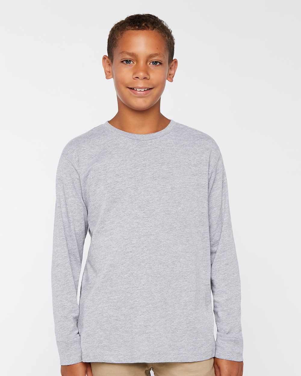 Youth Fine Jersey Long Sleeve Tee - styleImage