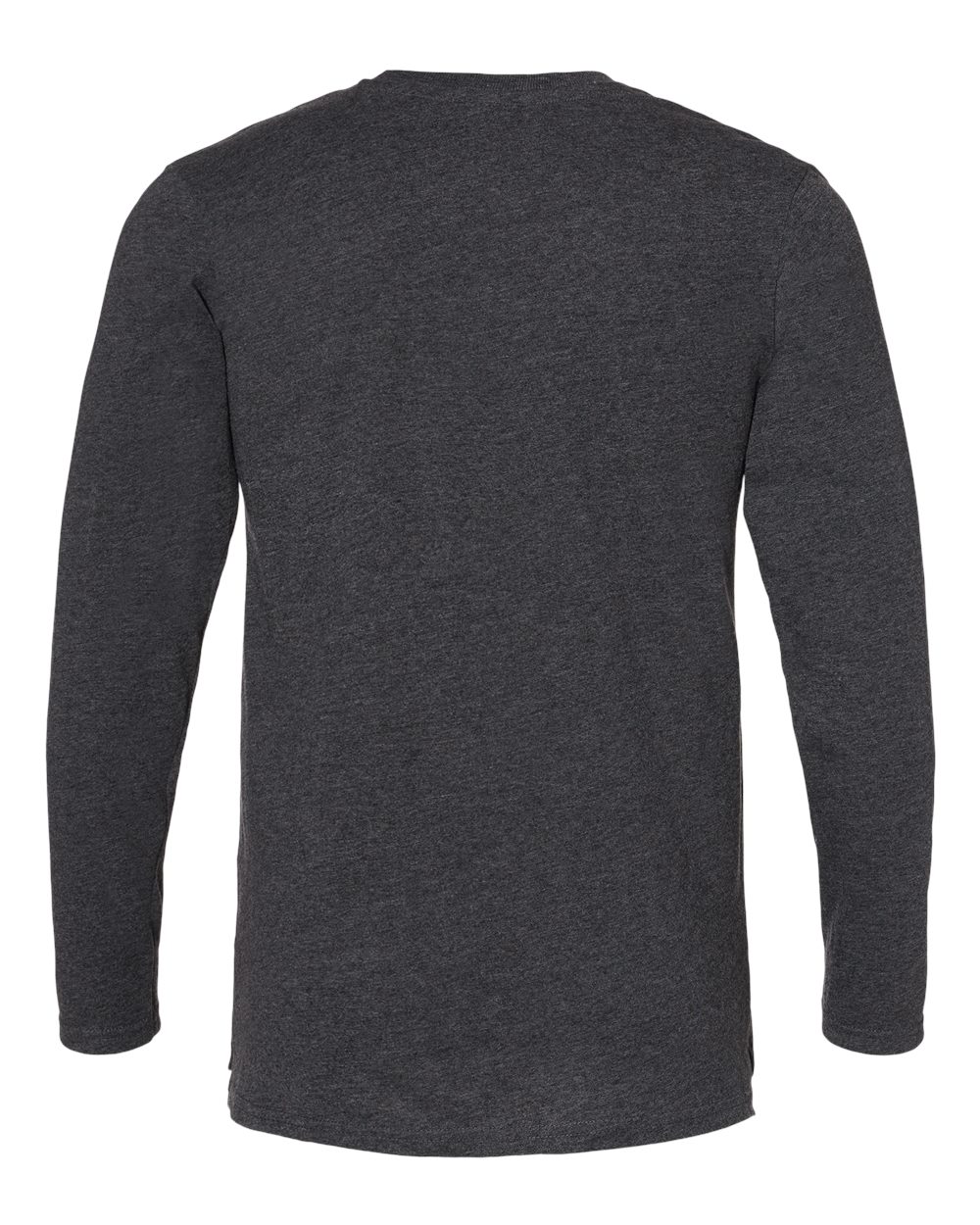 Men's Fine Jersey Long Sleeve Tee - Back - B96338083 - Vintage Smoke