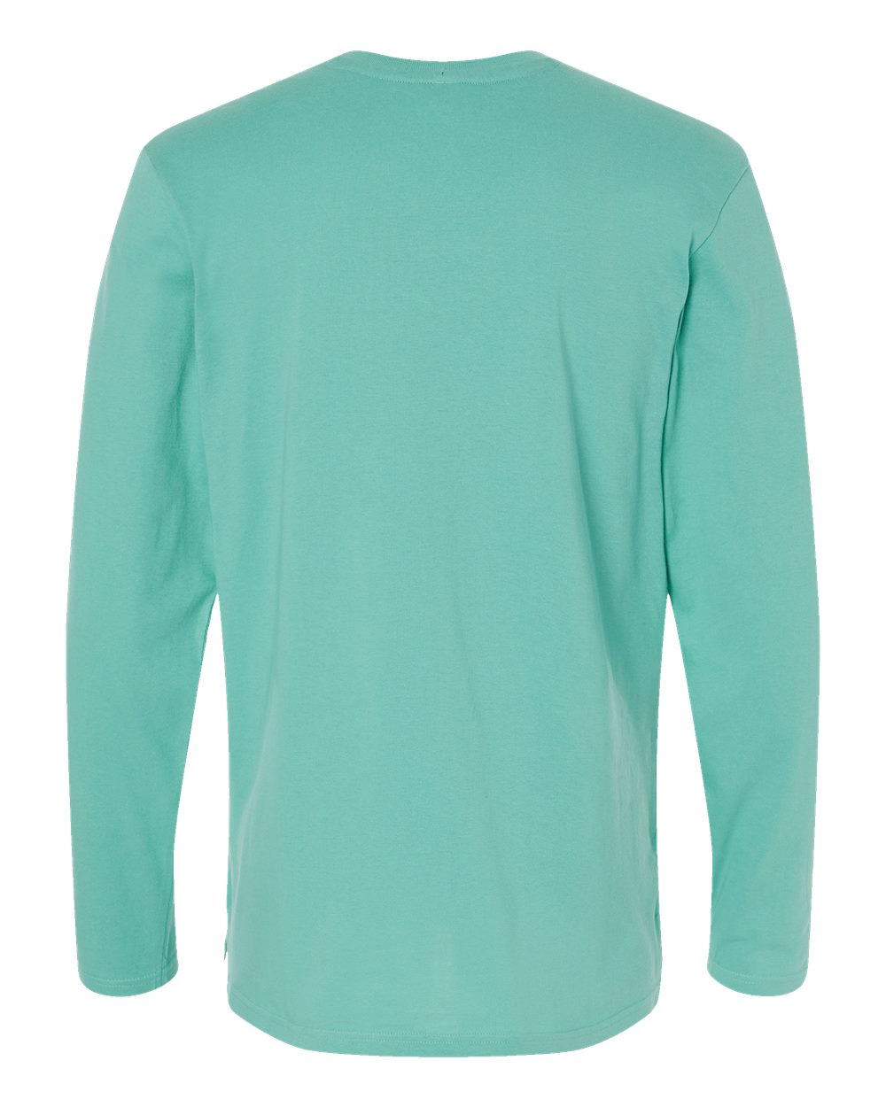 Men's Fine Jersey Long Sleeve Tee - Back - B96338173 - Saltwater