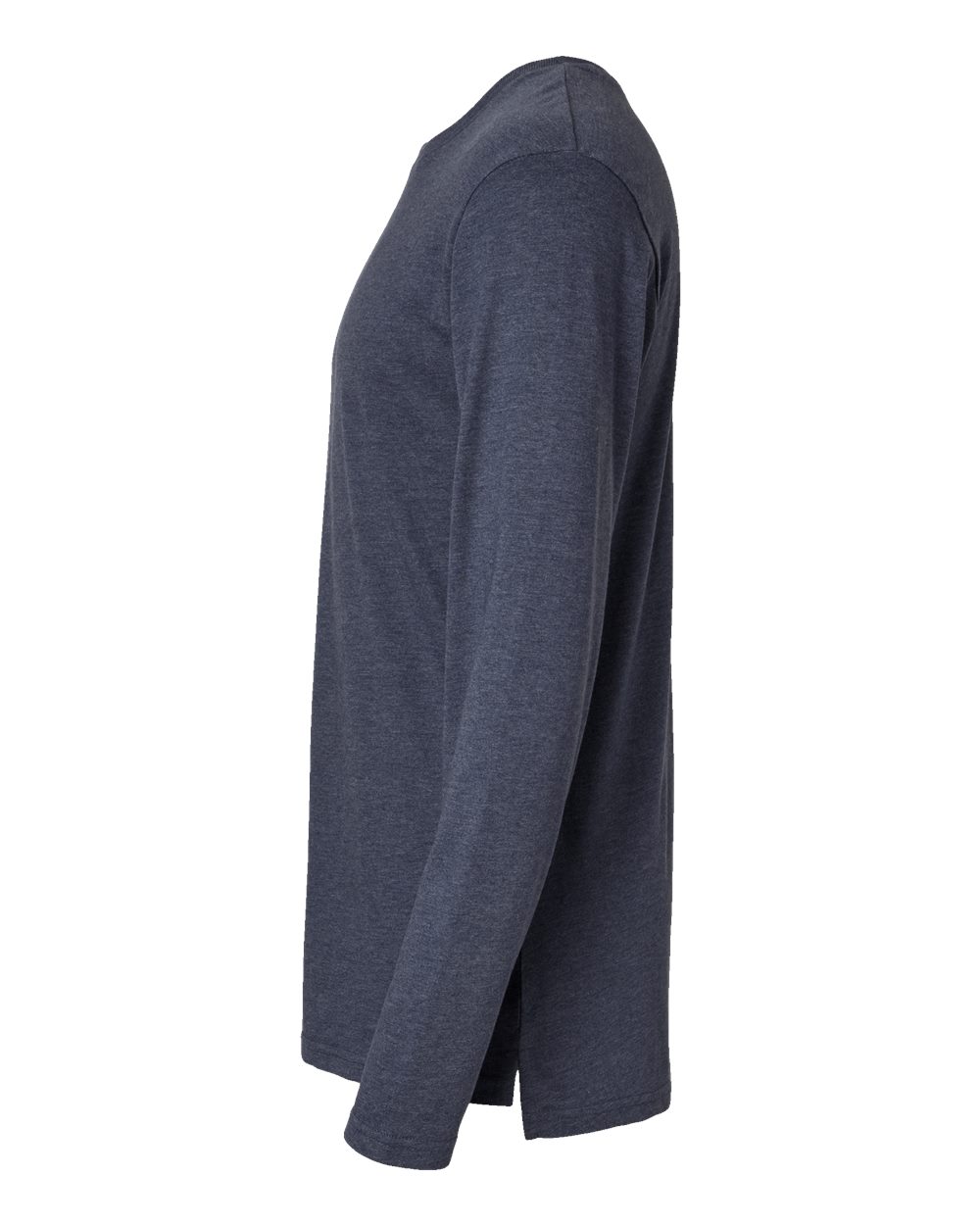 Men's Fine Jersey Long Sleeve Tee - DirectSide - B96338643 - Vintage Denim