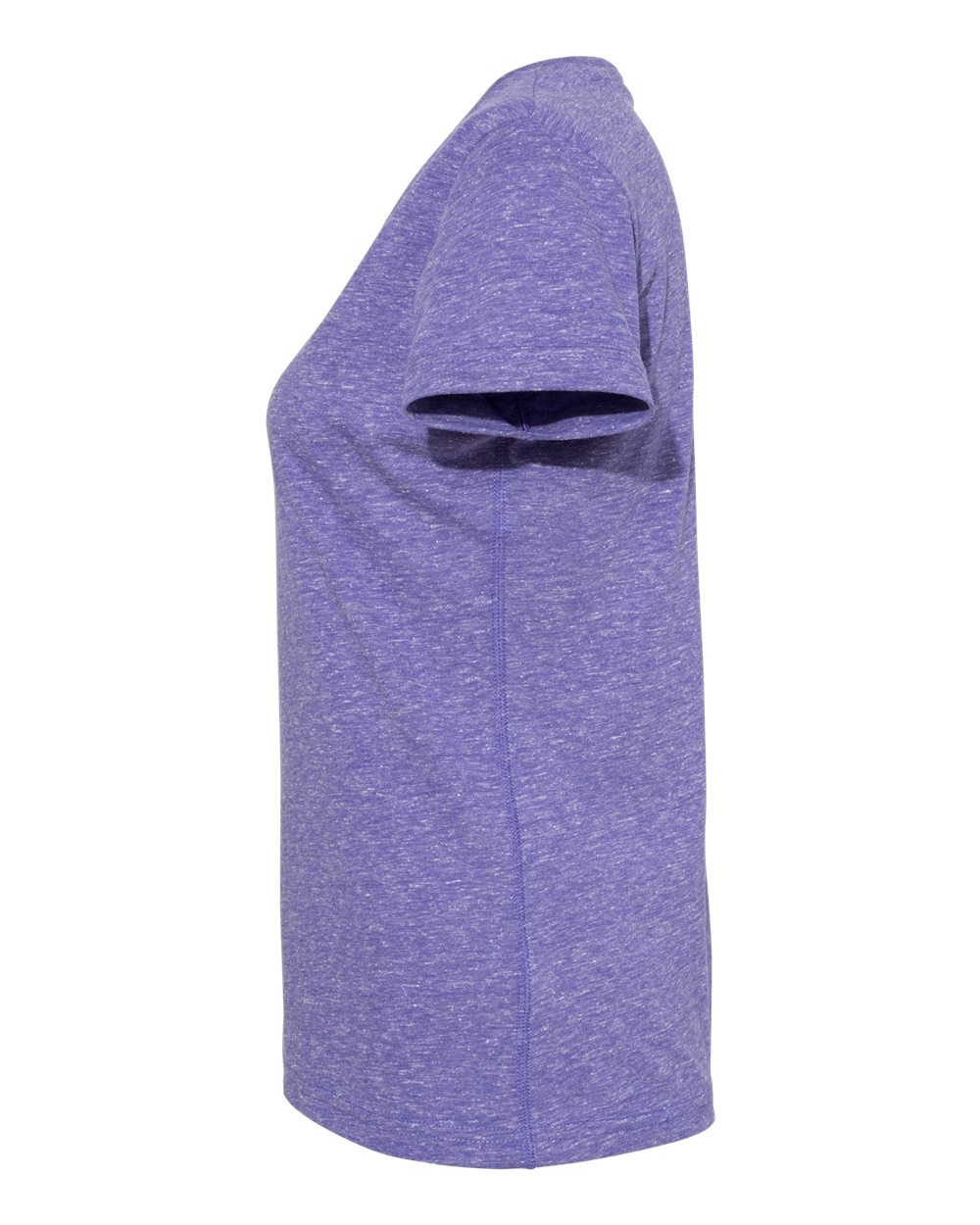 Women's Harborside Mélange V-Neck Tee - DirectSide - B01838673 - Purple Melange