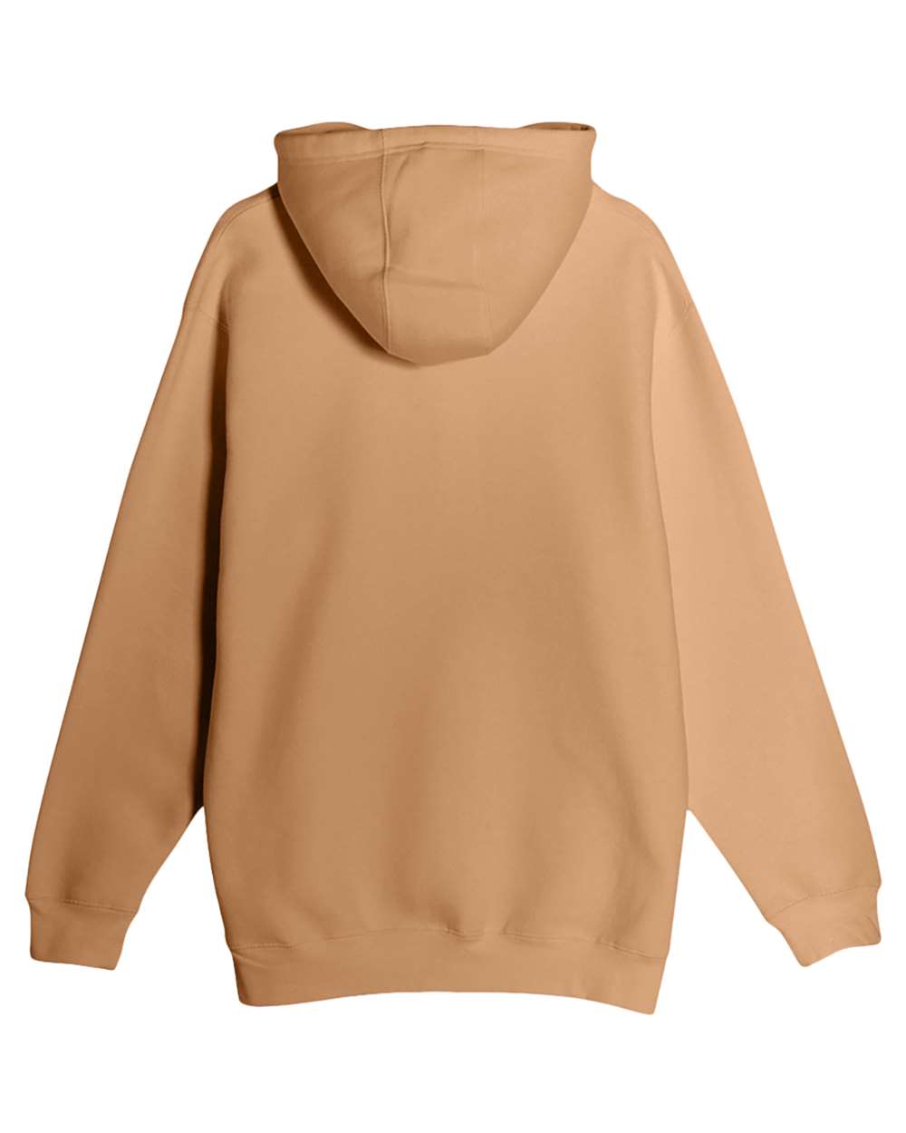 Unisex Heavyweight Pullover Hooded Sweatshirt - Back - B500C9052 - Toasted Coconut