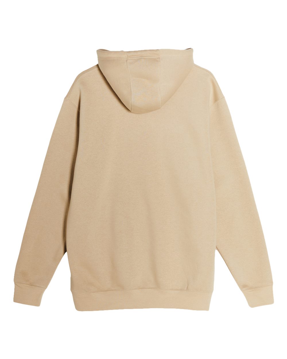 Unisex Heavyweight Pullover Hooded Sweatshirt - Back - B500C9102 - Mushroom