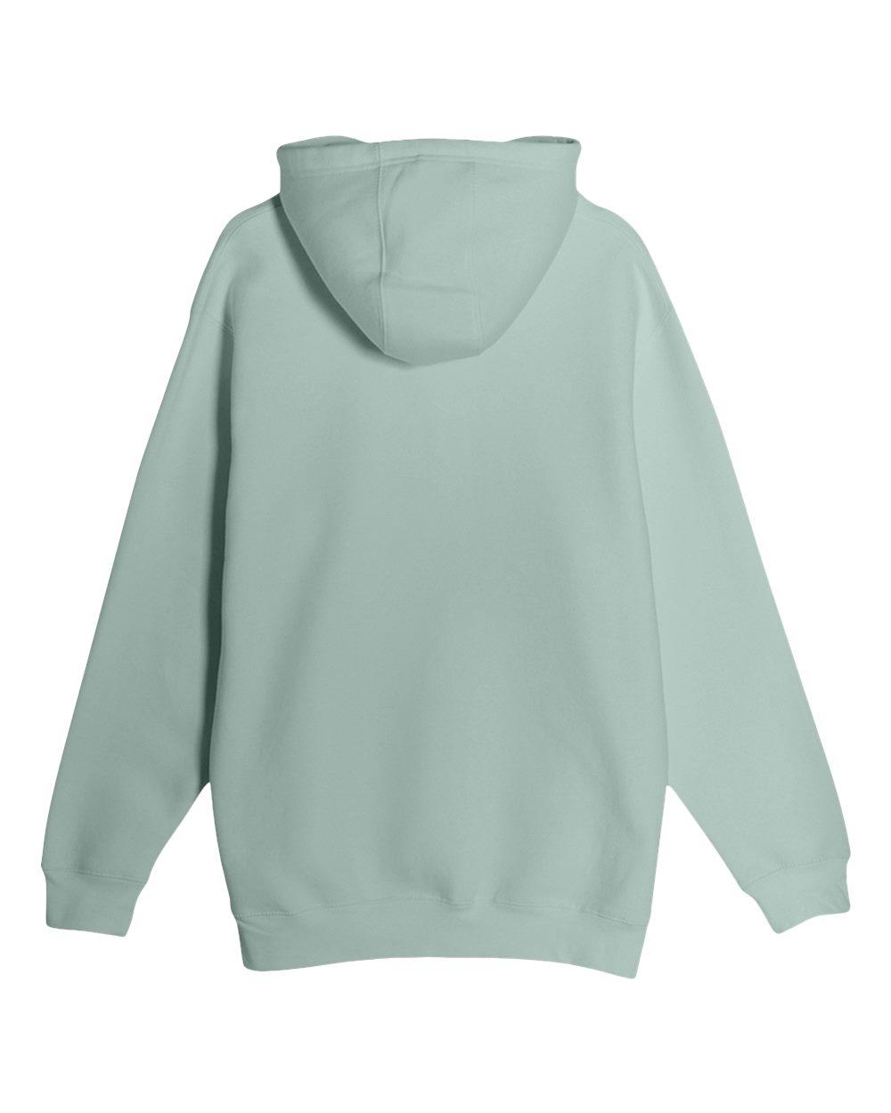 Unisex Heavyweight Pullover Hooded Sweatshirt - Back - B500C9542 - Sage