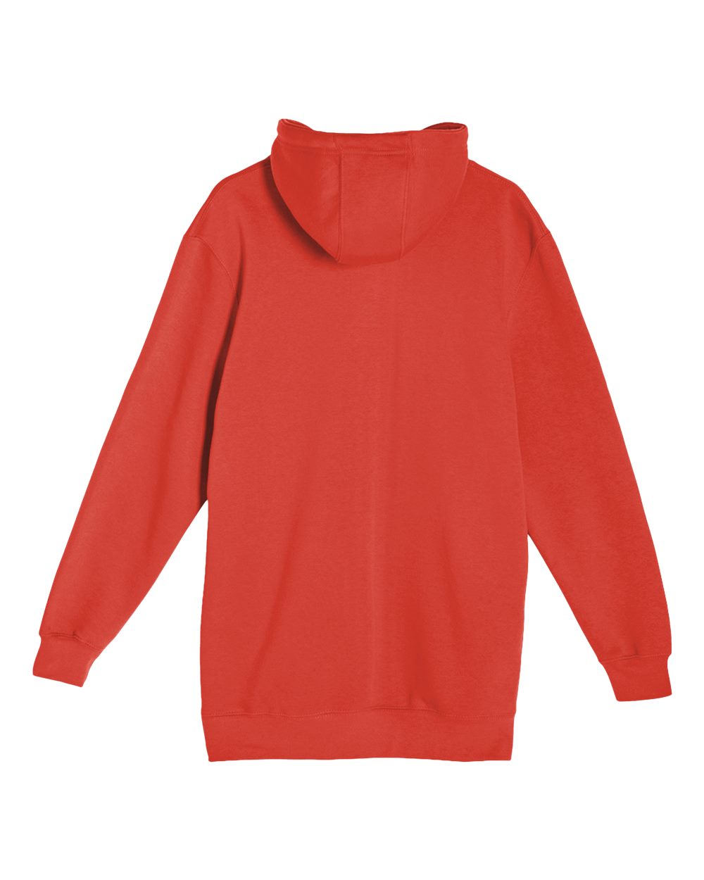 Unisex Heavyweight Pullover Hooded Sweatshirt - Back - B500C9662 - Paprika