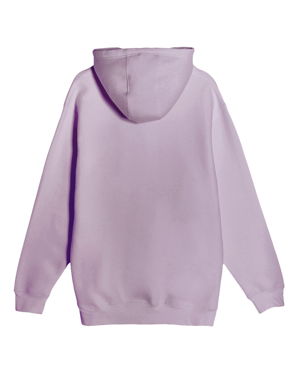 Unisex Heavyweight Pullover Hooded Sweatshirt - Back - B500C9672 - Lavender