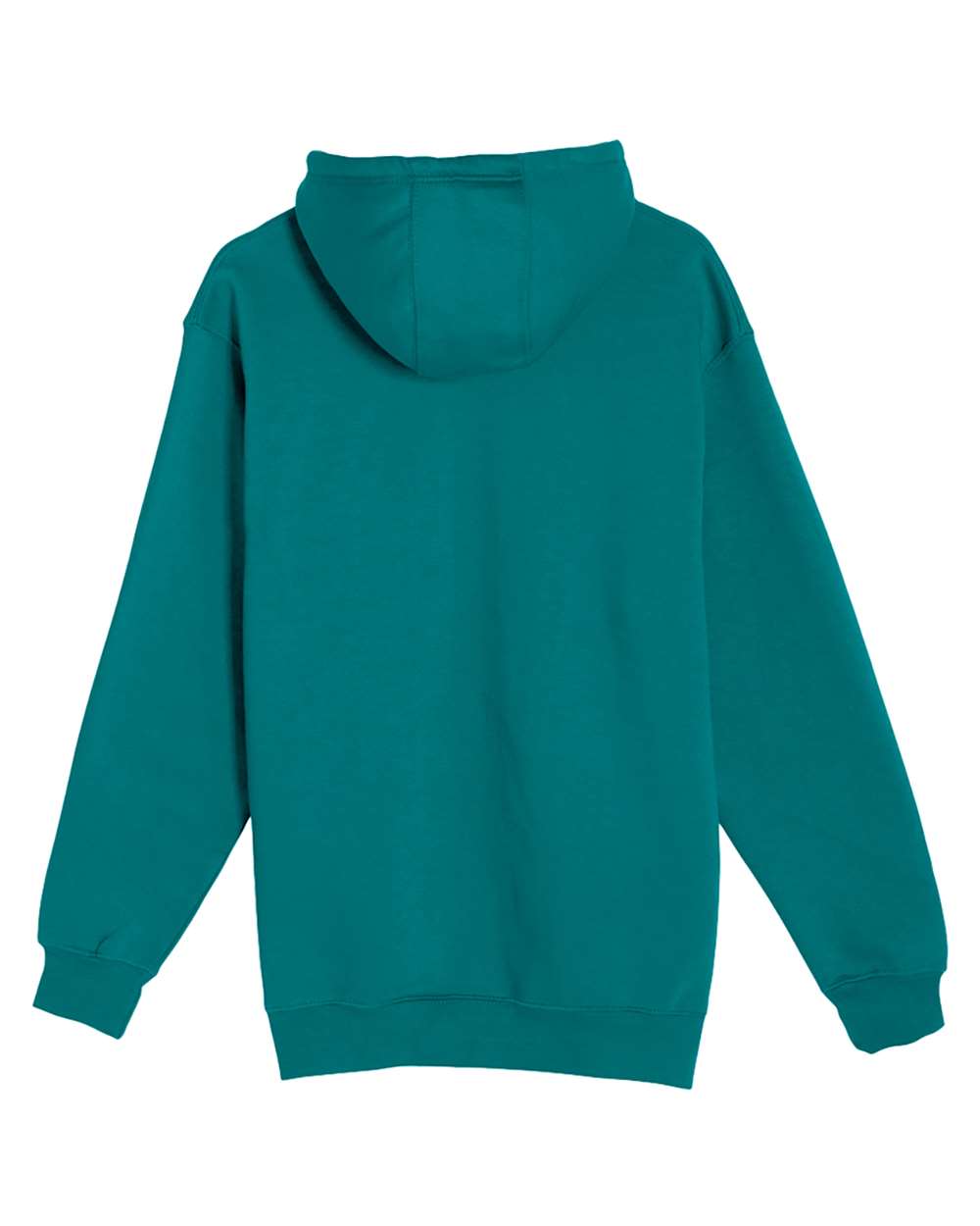 Unisex Heavyweight Pullover Hooded Sweatshirt - Back - B500C9722 - Teal