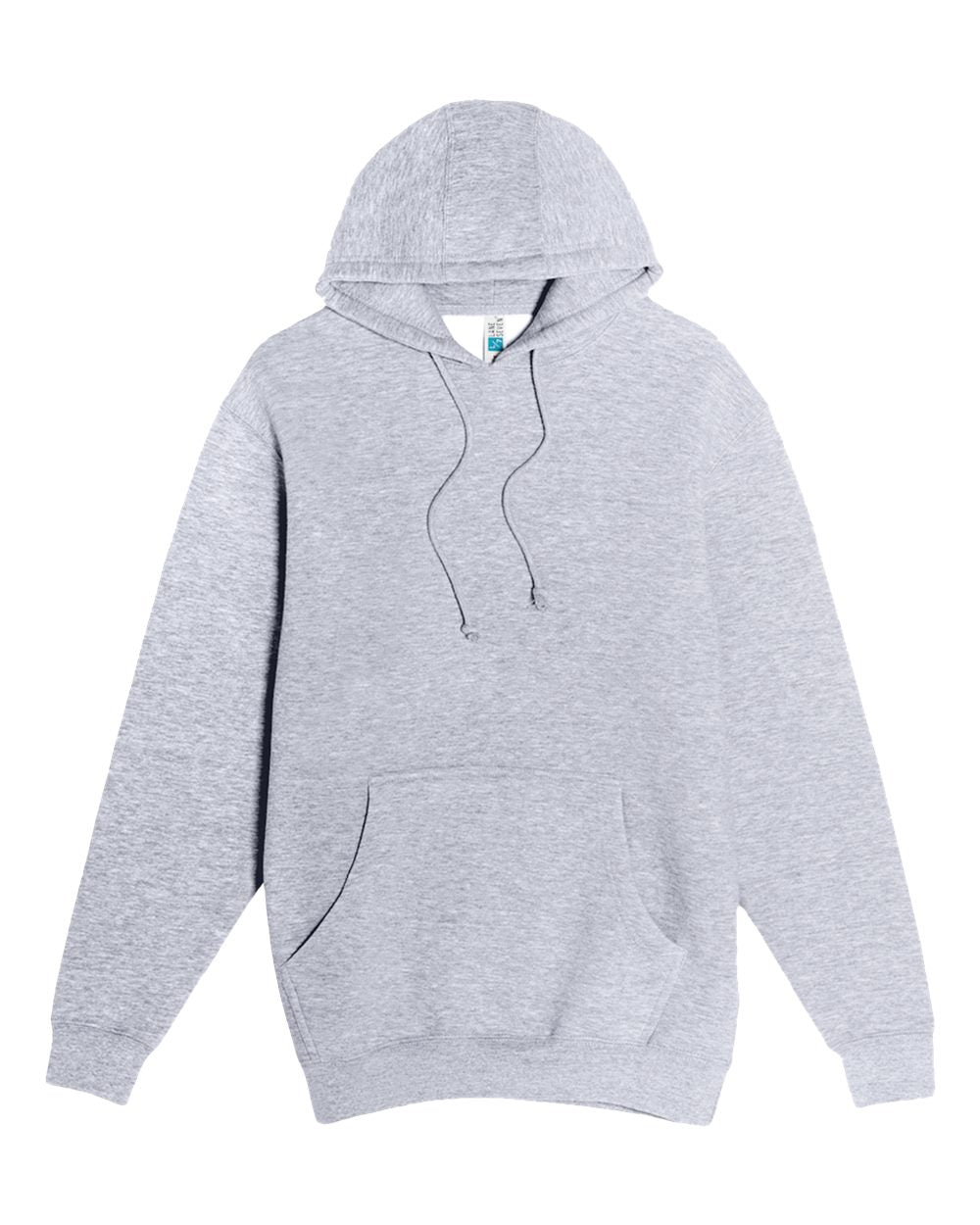 Unisex Heavyweight Pullover Hooded Sweatshirt - Front - B500C9092 - Heather Grey