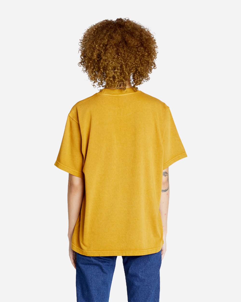 Urban Heavyweight T-Shirt - OnModelBack - B497C9112 - Peanut Butter
