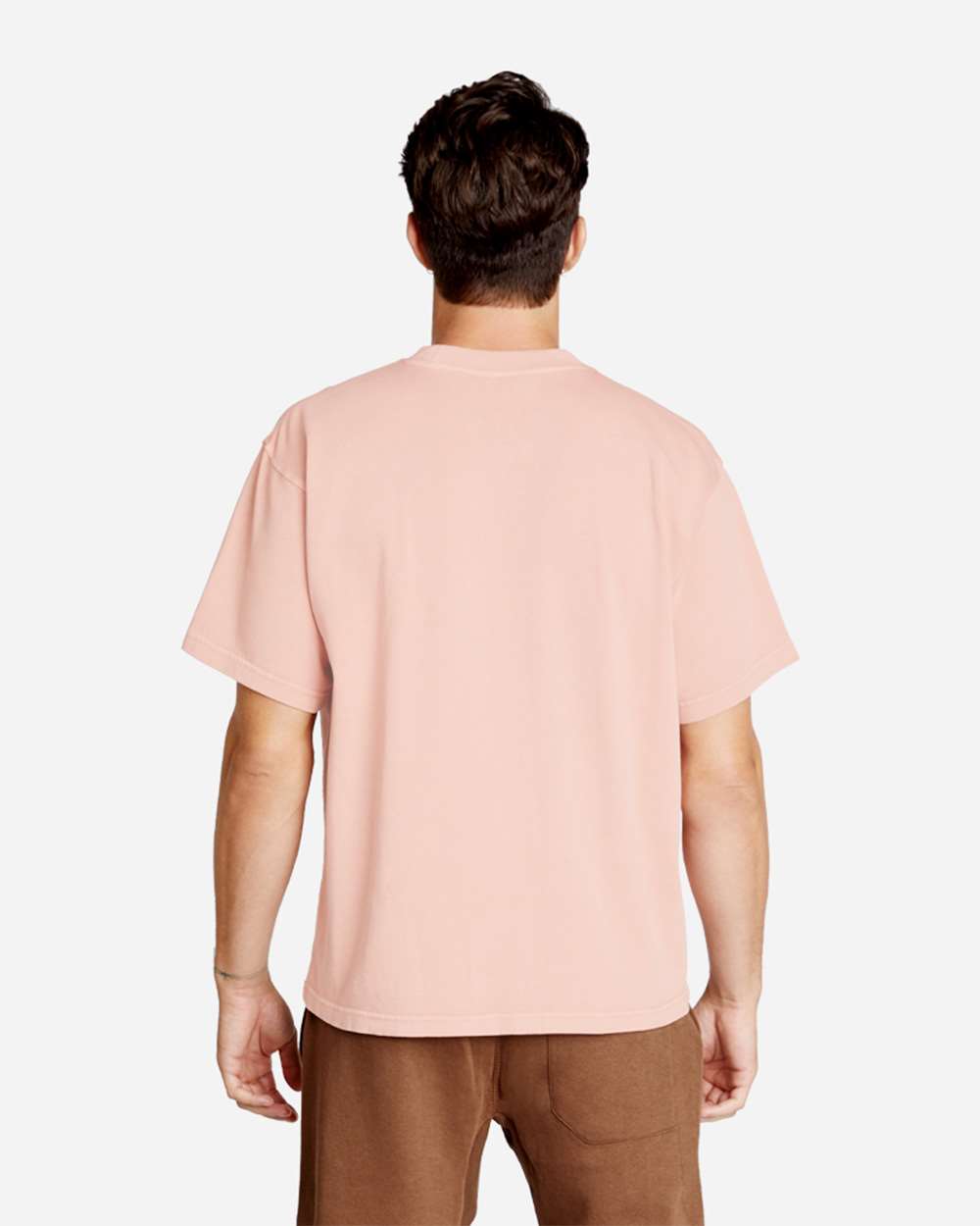Urban Heavyweight T-Shirt - OnModelBack - B497C9362 - Salmon