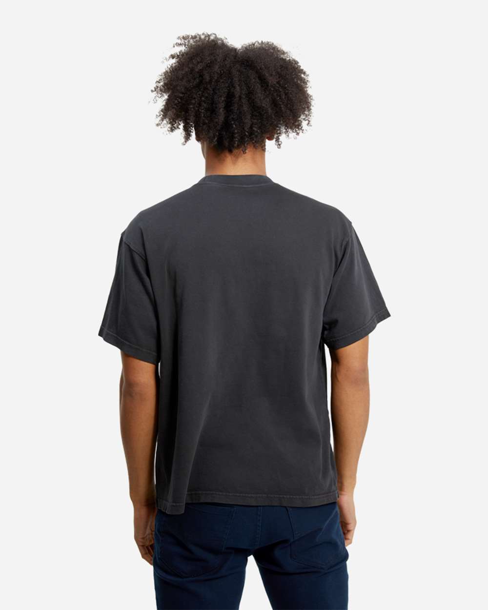 Urban Heavyweight T-Shirt - OnModelBack - B497C9502 - Black