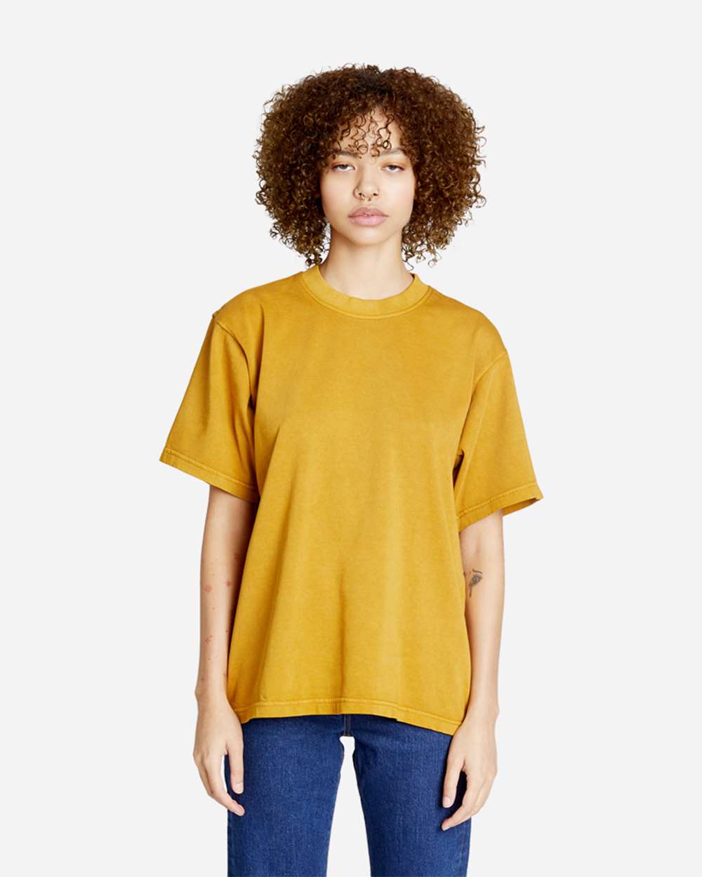 Urban Heavyweight T-Shirt - OnModelFront - B497C9112 - Peanut Butter