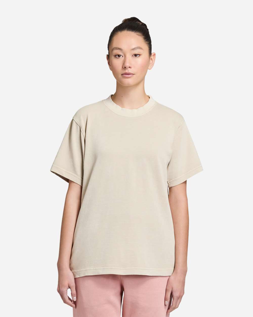 Urban Heavyweight T-Shirt - OnModelFront - B497C9332 - French Oak