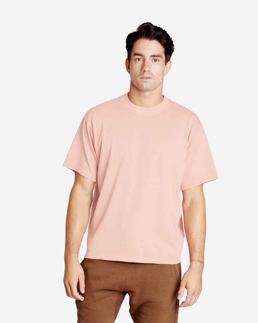 Urban Heavyweight T-Shirt - OnModelFront - B497C9362 - Salmon