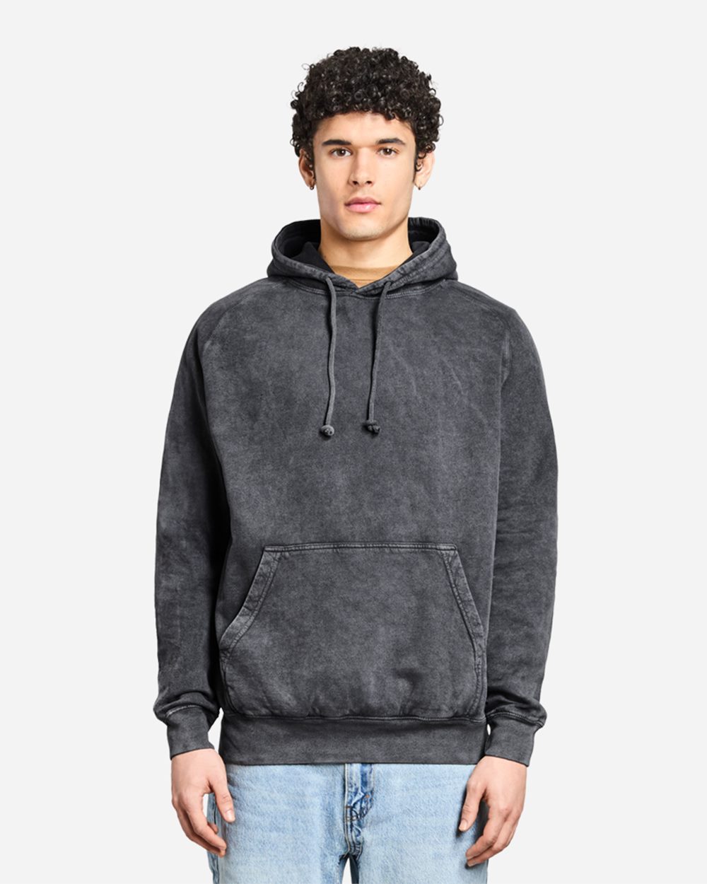 Unisex Vintage Raglan Hooded Sweatshirt - styleImage