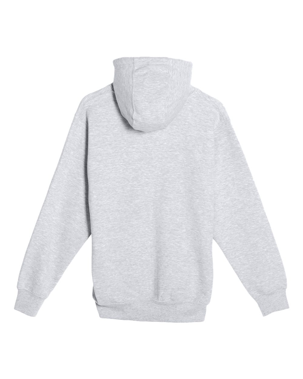 Unisex Premium Full-Zip Hooded Sweatshirt - Back - B488C9092 - Heather Grey
